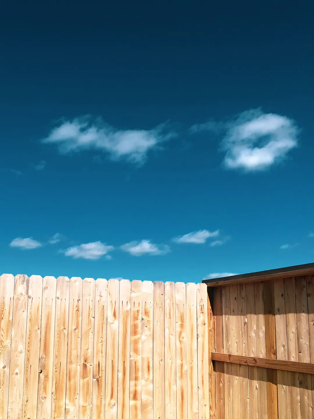 Fence repair and staining in Bedford Texas